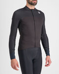 SPORTFUL Hosszú ujjú kerékpáros mez - BODYFIT PRO - fekete/barna