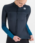 SPORTFUL Hosszú ujjú kerékpáros mez - BODYFIT PRO THERMAL - kék