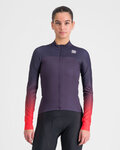SPORTFUL Hosszú ujjú kerékpáros mez - BODYFIT PRO THERMAL - piros/kék