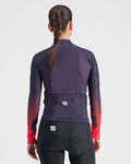 SPORTFUL Hosszú ujjú kerékpáros mez - BODYFIT PRO THERMAL - piros/kék