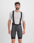 SPORTFUL Rövid kerékpáros nadrág kantárral - SKY RIDER SUPERGIARA - szürke