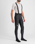 SPORTFUL Hosszú kerékpáros nadrág kantárral - BODYFIT PRO - fekete