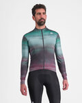 SPORTFUL Hosszú ujjú kerékpáros mez - FLOW SUPERGIARA THERMAL - zöld/lila