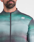 SPORTFUL Hosszú ujjú kerékpáros mez - FLOW SUPERGIARA THERMAL - zöld/lila