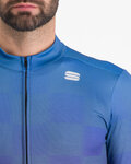 SPORTFUL Hosszú ujjú kerékpáros mez - ROCKET THERMAL - kék/lila