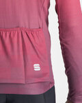 SPORTFUL Hosszú ujjú kerékpáros mez - ROCKET THERMAL - piros/lila
