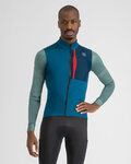 SPORTFUL Hosszú ujjú kerékpáros mez - SUPERGIARA THERMAL - kék/zöld
