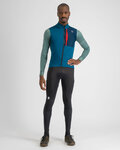 SPORTFUL Hosszú ujjú kerékpáros mez - SUPERGIARA THERMAL - kék/zöld
