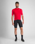 SPORTFUL Rövid ujjú kerékpáros mez - SRK - ciklámen