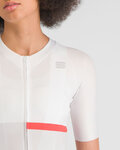 SPORTFUL Rövid ujjú kerékpáros mez - BOMBER - fehér