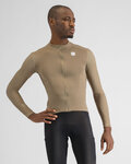 SPORTFUL Hosszú ujjú kerékpáros mez - SRK THERMAL - barna