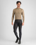SPORTFUL Hosszú ujjú kerékpáros mez - SRK THERMAL - barna