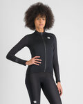SPORTFUL Hosszú ujjú kerékpáros mez - SRK THERMAL - fekete