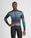 SPORTFUL Hosszú ujjú kerékpáros mez - FLOW SUPERGIARA THERMAL - kék