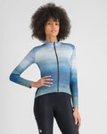 SPORTFUL Hosszú ujjú kerékpáros mez - FLOW SUPERGIARA THERMAL W - kék