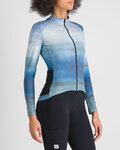 SPORTFUL Hosszú ujjú kerékpáros mez - FLOW SUPERGIARA THERMAL W - kék
