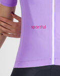 SPORTFUL Rövid ujjú kerékpáros mez - CLASSIC - lila