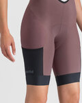 SPORTFUL Rövid kerékpáros nadrág kantárral - SUPERGIARA 2 W - lila
