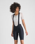 SPORTFUL Rövid kerékpáros nadrág kantárral - GIARA 2 W - fekete