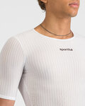 SPORTFUL Rövid ujjú kerékpáros póló - PRO BASELAYER - fehér