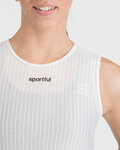 SPORTFUL Ujjatlan kerékpáros póló - PRO BASELAYER W - fehér