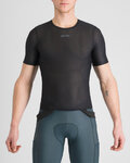 SPORTFUL Rövid ujjú kerékpáros póló - WINTER LAYER - fekete