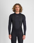 SPORTFUL Hosszú ujjú kerékpáros póló - MERINO LAYER - fekete