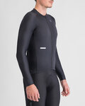 SPORTFUL Hosszú ujjú kerékpáros mez - SUPERNOVA THERMAL - fekete
