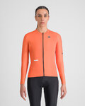 SPORTFUL Hosszú ujjú kerékpáros mez - SUPERNOVA THERMAL W - narancssárga