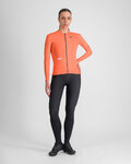 SPORTFUL Hosszú ujjú kerékpáros mez - SUPERNOVA THERMAL W - narancssárga