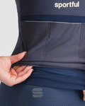 SPORTFUL Rövid ujjú kerékpáros mez - HXPEREPIC - kék
