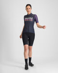 SPORTFUL Rövid ujjú kerékpáros mez - SUPERGIARA LOGO 2 - kék/lila
