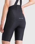 SPORTFUL Rövid kerékpáros nadrág kantárral - LTD 2 - fekete