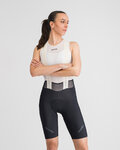 SPORTFUL Rövid kerékpáros nadrág kantárral - HXPEREPIC - fekete