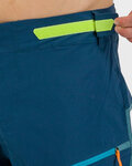 KARPOS Rövid kerékpáros nadrág kantár nélkül - RAPID BAGGY - kék/zöld
