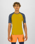 KARPOS Rövid ujjú kerékpáros póló - LAVAREDO - sárga/fekete