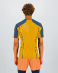 KARPOS Rövid ujjú kerékpáros póló - LAVAREDO - sárga/fekete