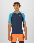 KARPOS Rövid ujjú kerékpáros póló - LAVAREDO - fekete/kék