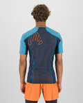 KARPOS Rövid ujjú kerékpáros póló - LAVAREDO - fekete/kék