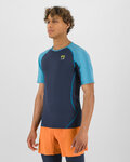 KARPOS Rövid ujjú kerékpáros póló - LAVAREDO - fekete/kék