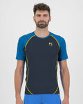 KARPOS Rövid ujjú kerékpáros póló - LAVAREDO - fekete/kék