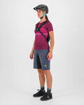 KARPOS Rövid ujjú kerékpáros póló - VERVE - rózsaszín