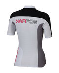 KARPOS Rövid ujjú kerékpáros mez - VERVE - fehér/szürke