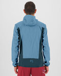 KARPOS Kerékpáros szélálló dzseki - LOT EVO - világoskék/fekete