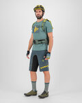 KARPOS Rövid ujjú kerékpáros póló - VAL FEDERIA - zöld/sárga
