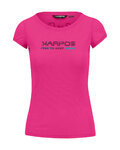 KARPOS Rövid ujjú kerékpáros póló - VAL FEDERIA W - rózsaszín