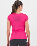 KARPOS Rövid ujjú kerékpáros póló - VAL FEDERIA W - rózsaszín