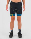 KARPOS Rövid kerékpáros nadrág kantár nélkül - VERVE EVO - fekete/zöld