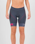 KARPOS Rövid kerékpáros nadrág kantár nélkül - VERVE EVO W - kék/rózsaszín