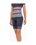KARPOS Rövid kerékpáros nadrág kantár nélkül - VERVE EVO W - kék/rózsaszín
